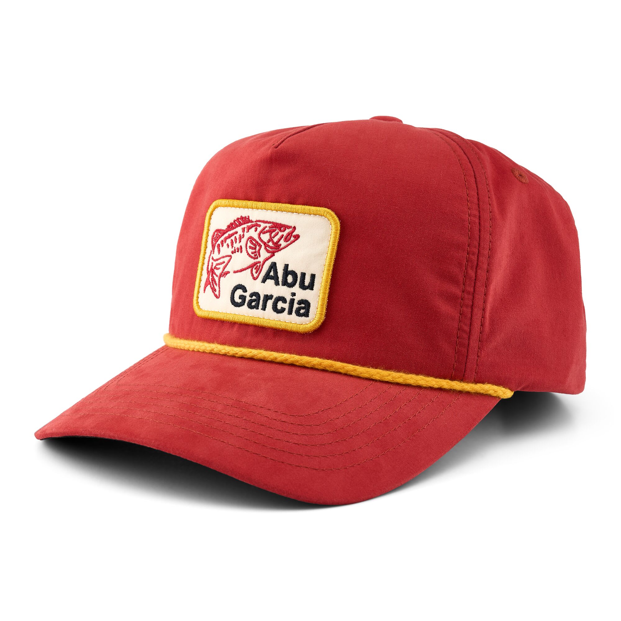 abu-garcia-bass-patch-casquette-flat-brim-peche image 4