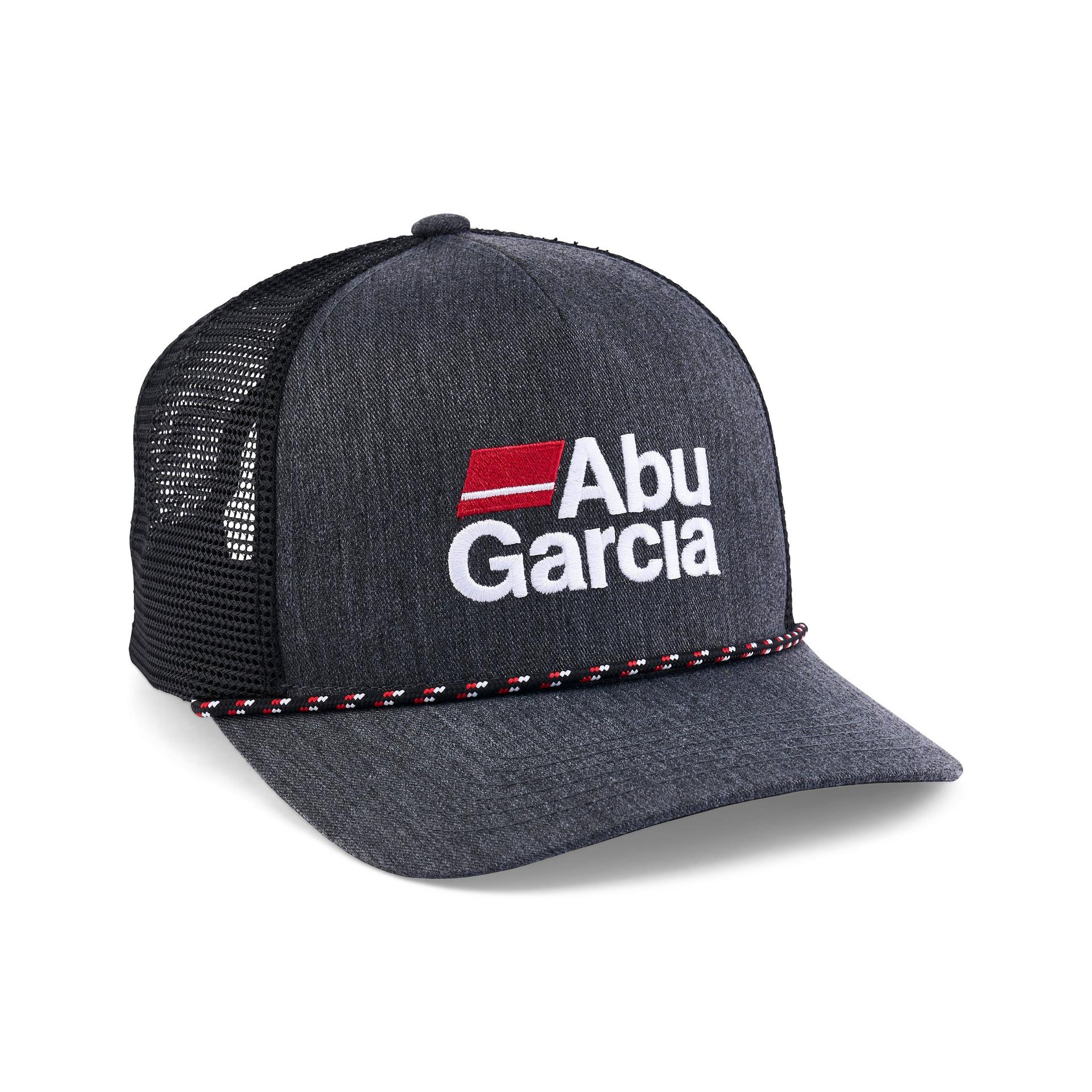 abu-garcia-stacked-logo-casquette-trucker-grise-chin-e-corde image 3