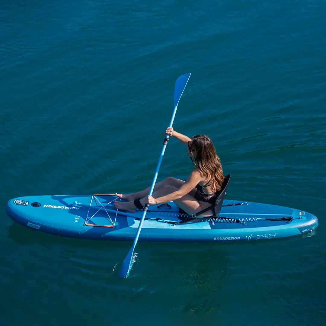 aquadesign-selka-10-pack-sup-gonflable-convertible-kayak-bleu image 4