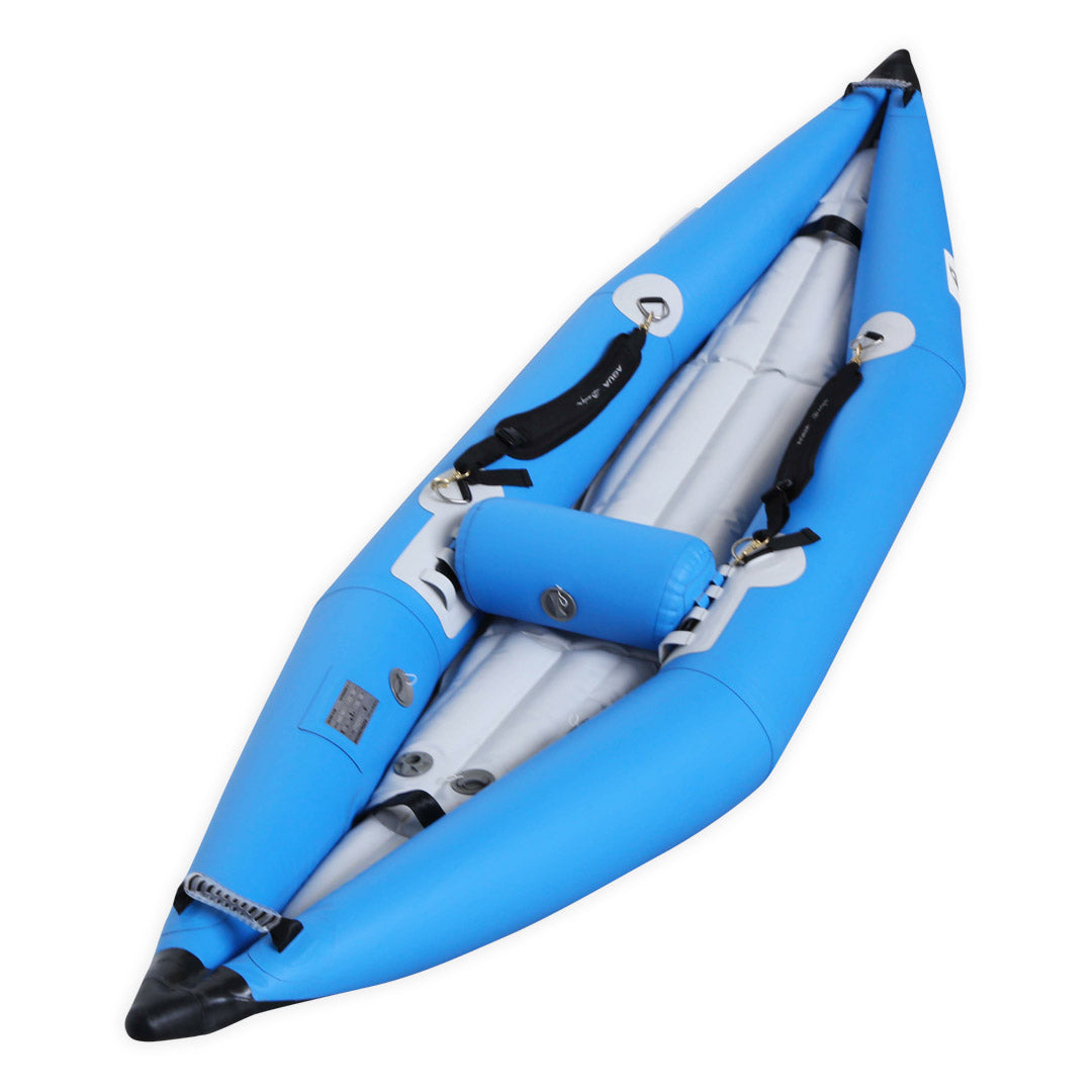 aqua-design-k-air-300-kayak-gonflable-1-place-bleu-hypalon image 2
