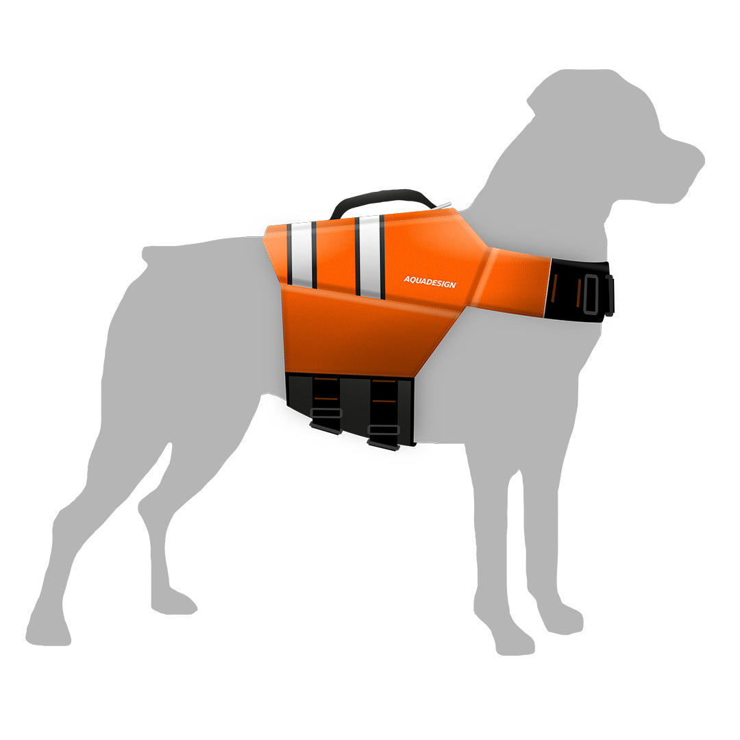 aquadesign-gilet-chien-flottabilit-orange-m-8-13-kg image 4