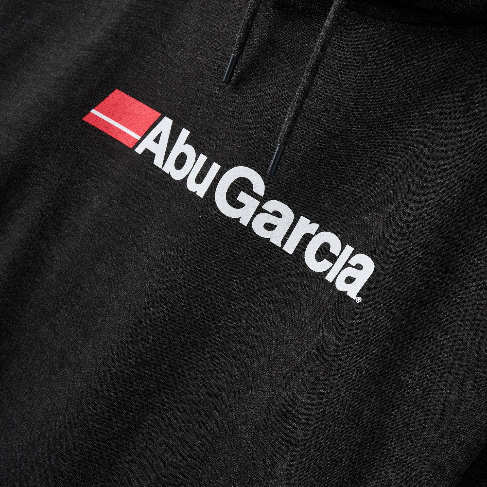 abu-garcia-sweat-capuche-molleton-noir-logo-avant image 4