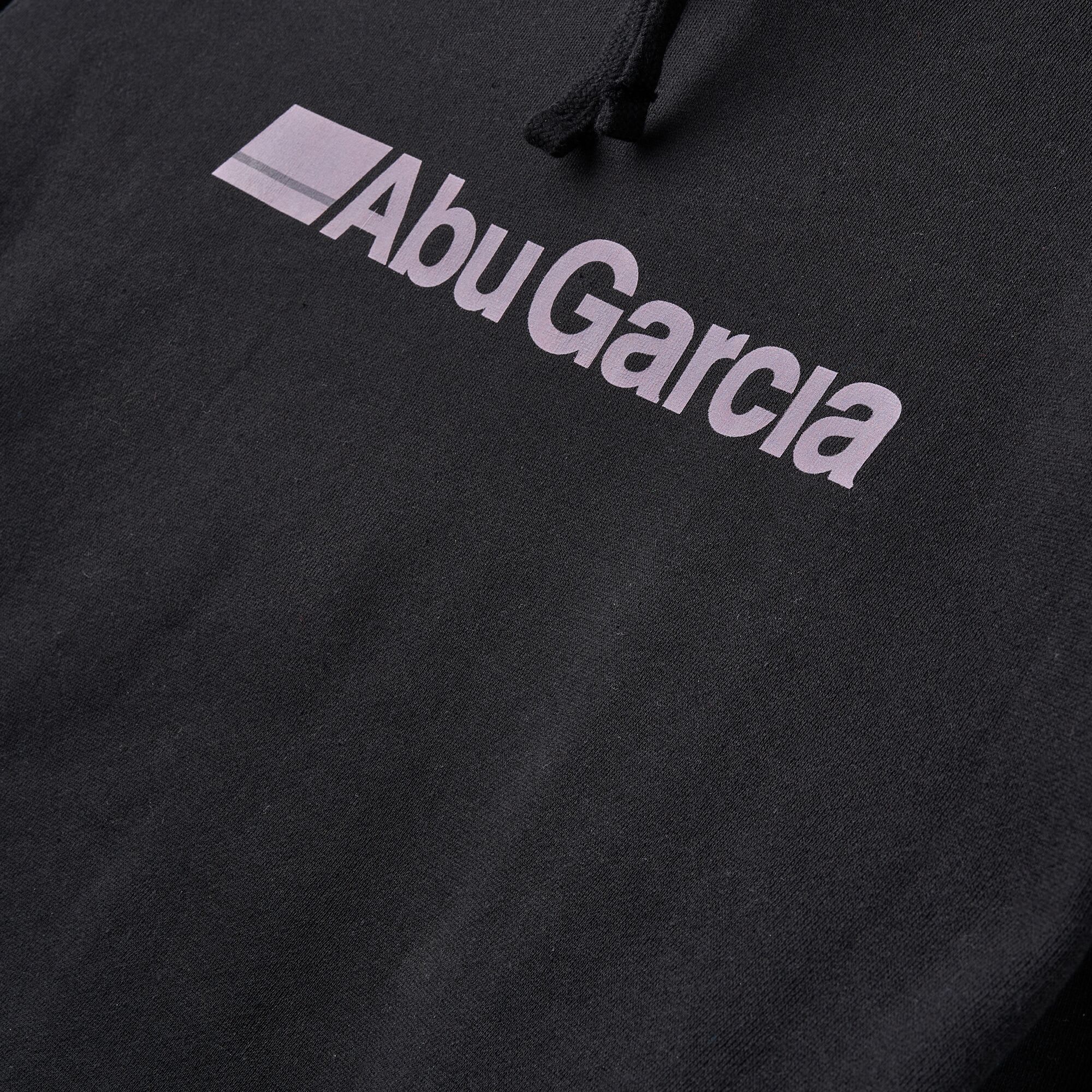 abu-garcia-sweat-capuche-molleton-noir-logo-avant image 7
