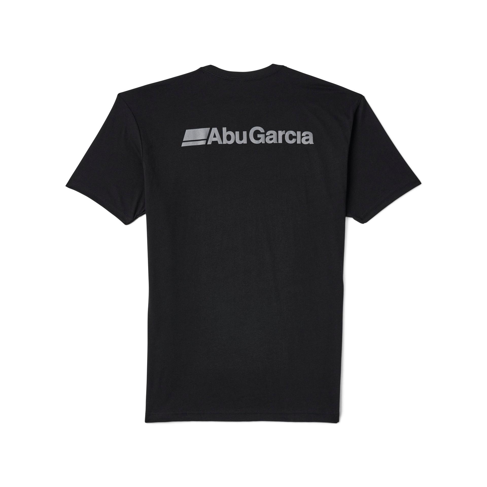 abu-garcia-stacked-t-shirt-logo-coton-noir-ou-gris image 3