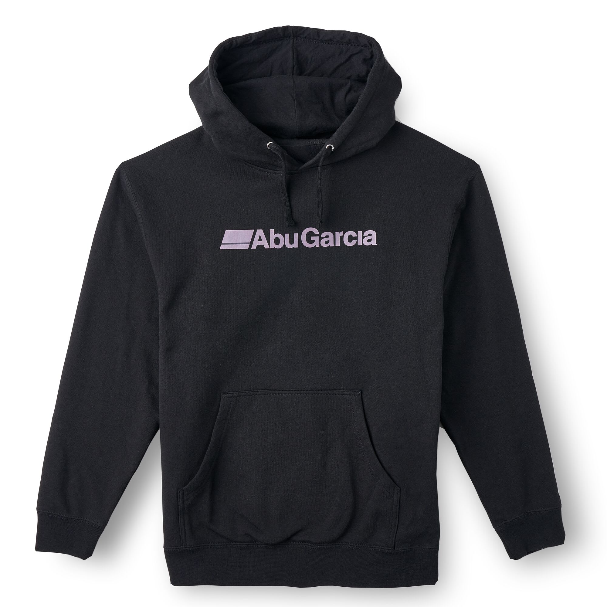 abu-garcia-sweat-capuche-molleton-noir-logo-avant image 1
