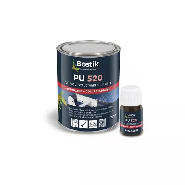 bostik-pu520-colle-pvc-750ml-bateau-gonflable-durcisseur image 1