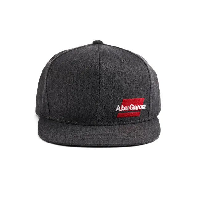 abu-garcia-casquette-plate-snapback-gris-chin image 1