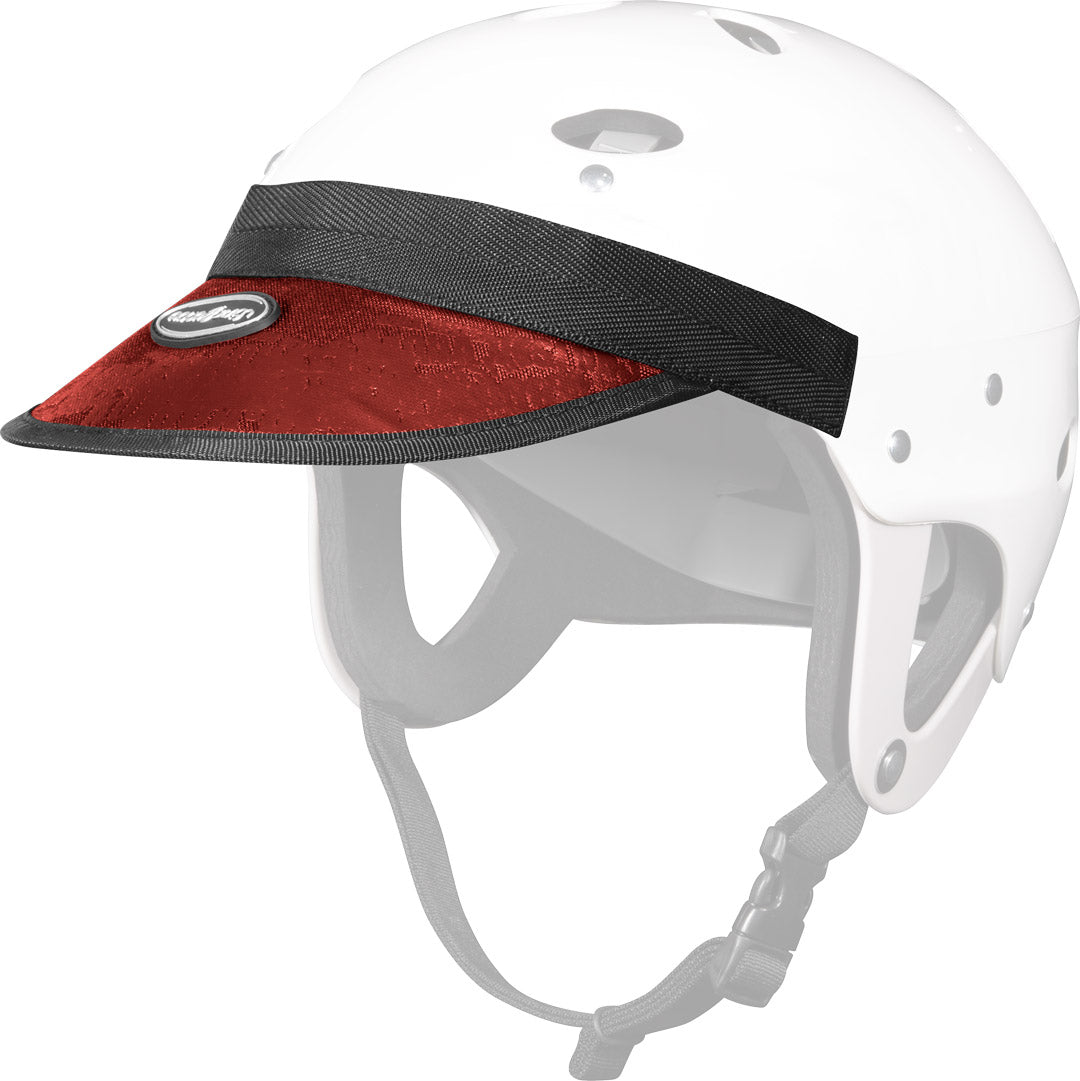 aqua-design-sun-visor-visi-re-casque-kayak-rouge image 3